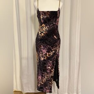 JLUXLABEL Strapless Leopard Print Dress